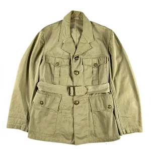 40s/50s Canadian Army Belted Safari Bush Jacket- S