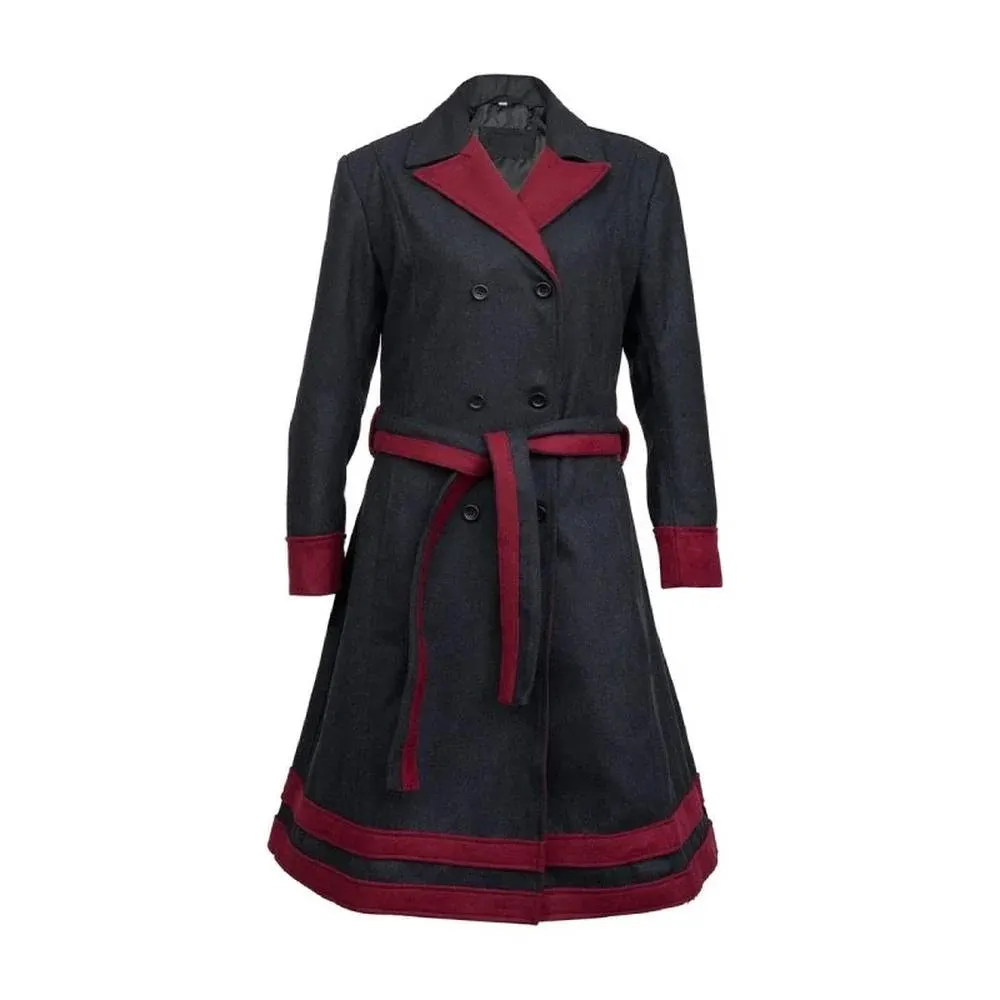 A Merry Scottish Christmas Lacey Chabert Trench Coat
