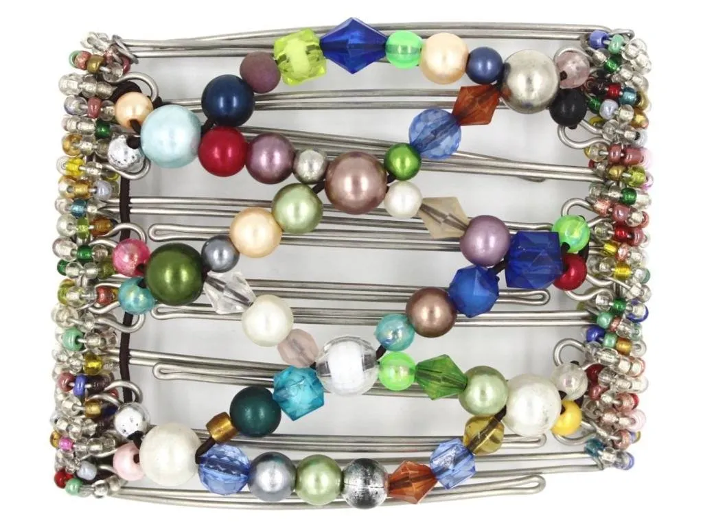 African Butterfly - 7 Tong Wire Hair Clip 297