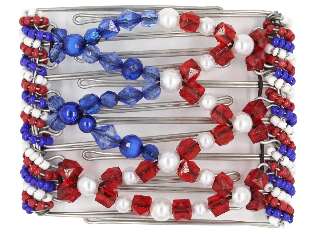 African Butterfly - 7 Tong Wire Hair Clip 359