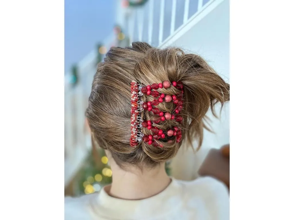 African Butterfly Wire Hair Clip - 9 Tong 601