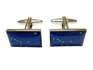 Alaska State Flag Cufflinks