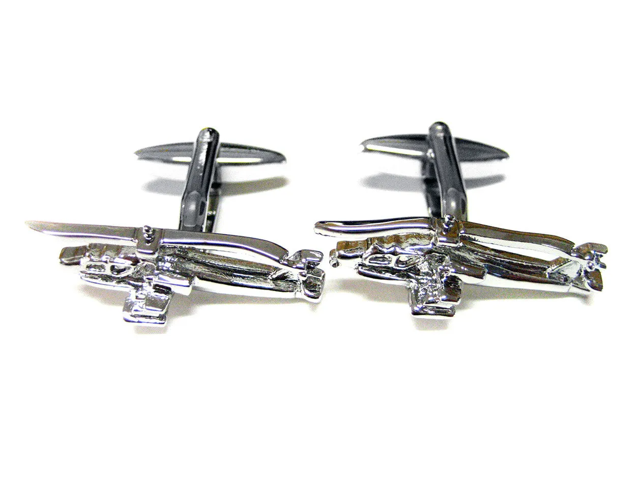 Apache Helicopter Cufflinks