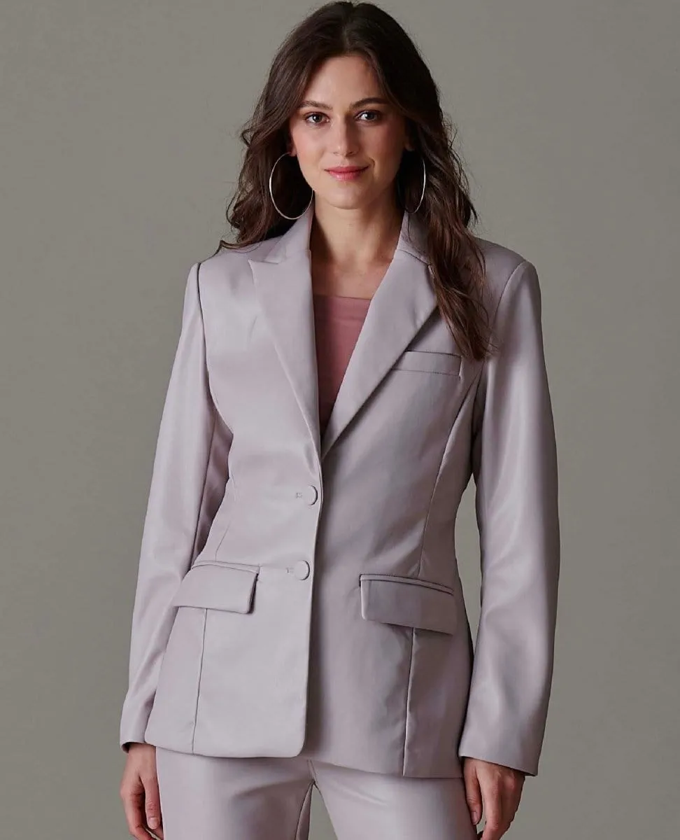 Aria Vegan Blazer Lavender