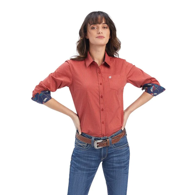 Ariat Shirt Womens Kirby Stretch Bossa Nova