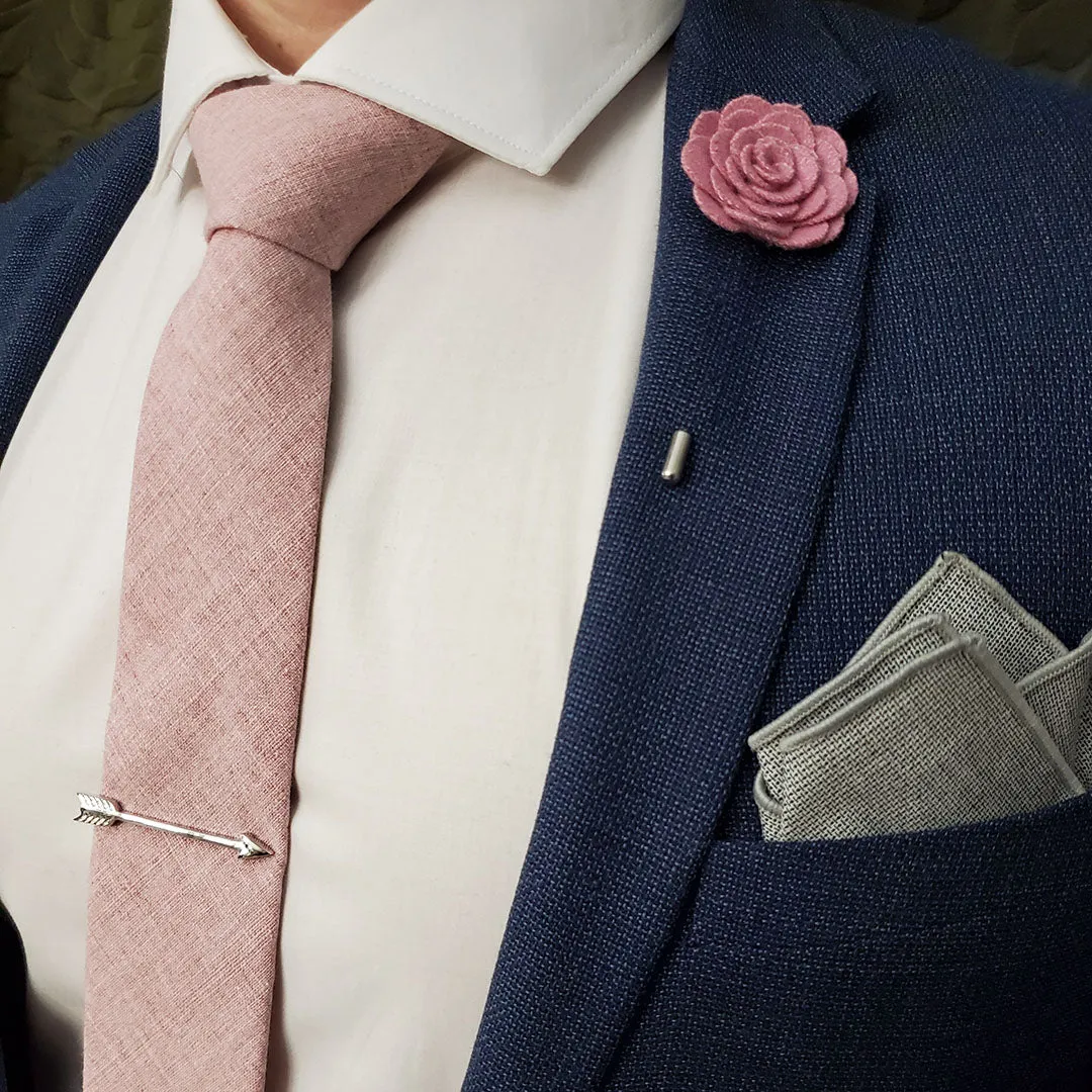 Arrow Silver Tie Bar