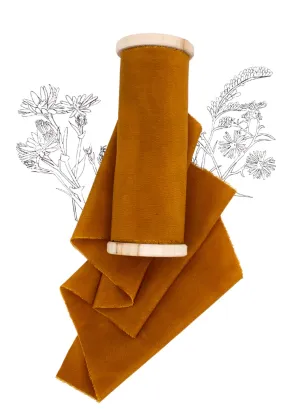 Auric Silk Ribbon in Crepe de Chine