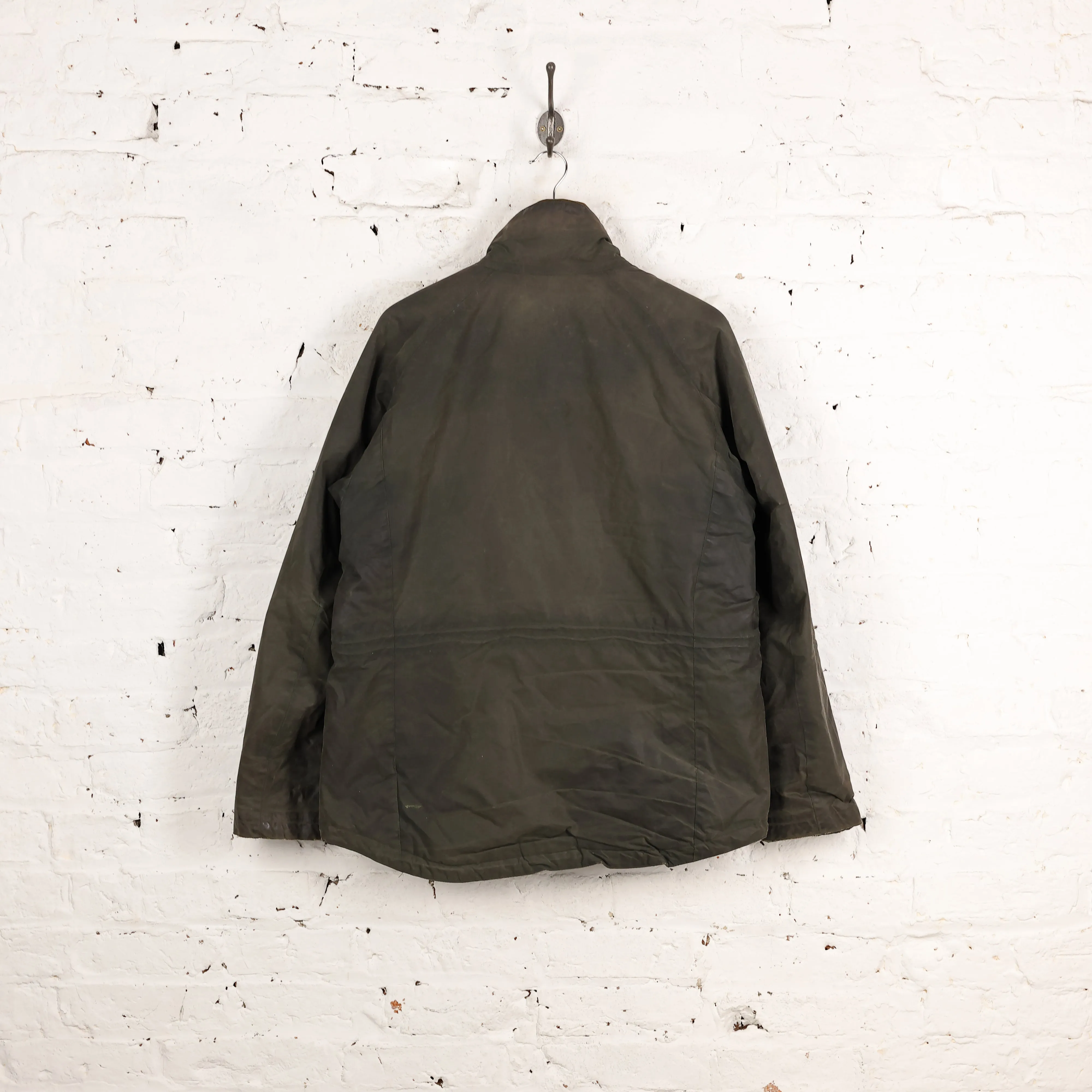 Barbour International Tennant Wax Jacket - Green - L