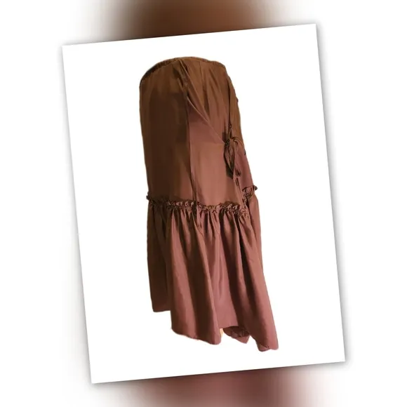 BCBGMaxAzria Silk Helena Habotai Skirt