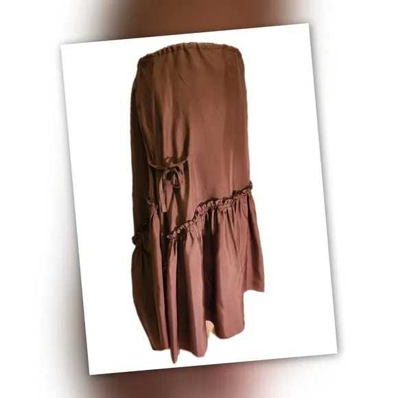 BCBGMaxAzria Silk Helena Habotai Skirt