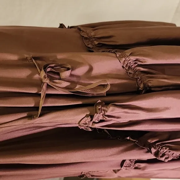 BCBGMaxAzria Silk Helena Habotai Skirt