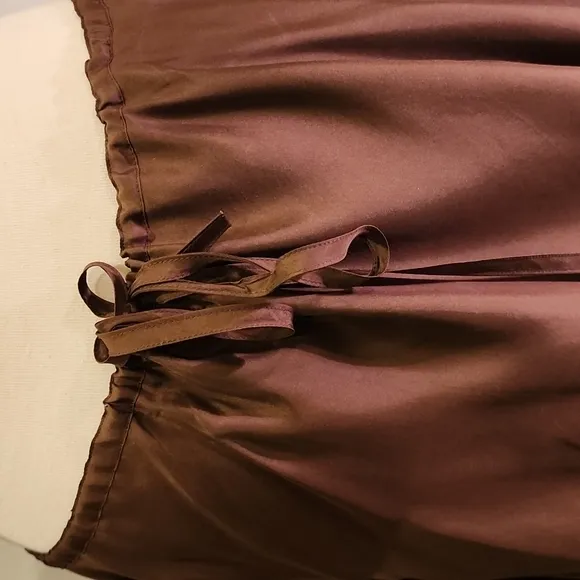 BCBGMaxAzria Silk Helena Habotai Skirt
