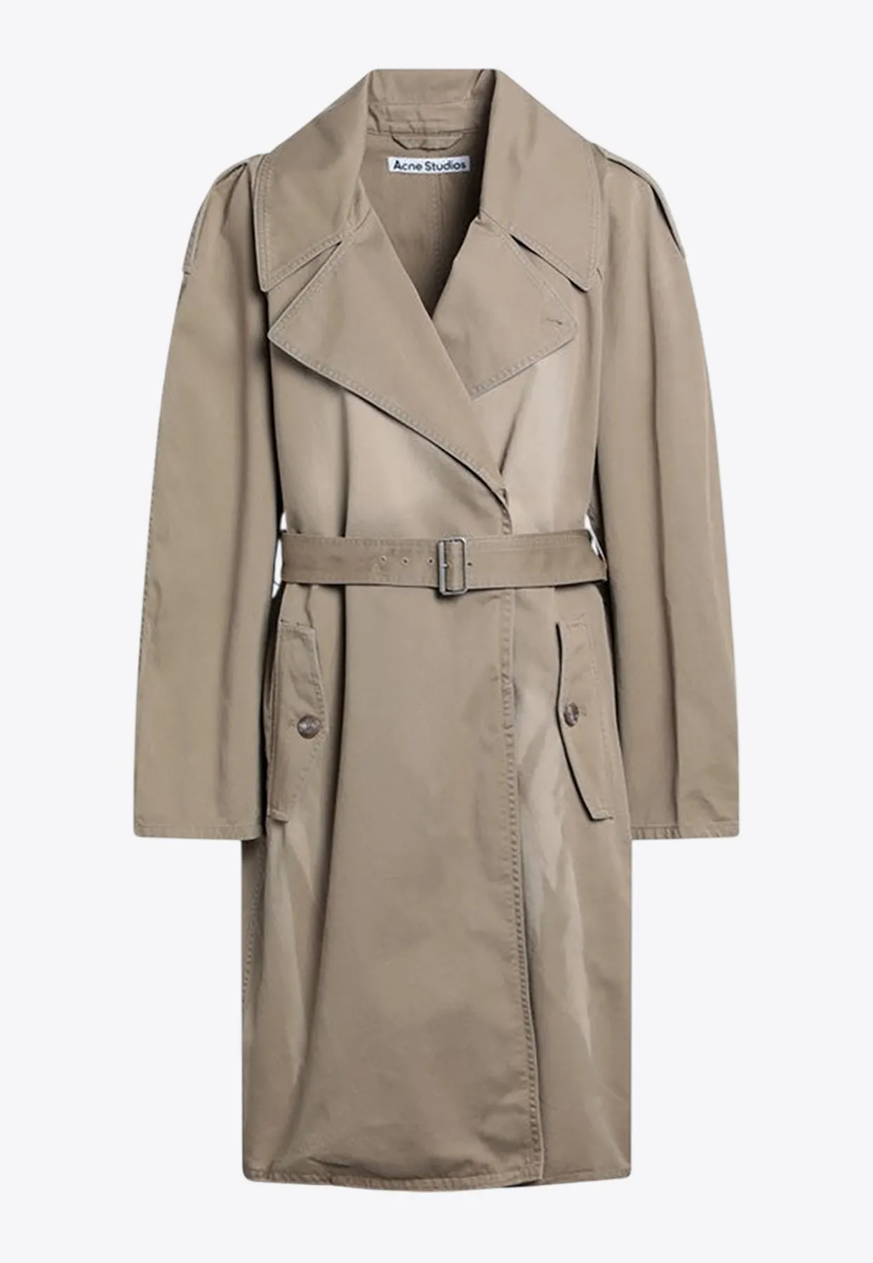 Belted Twill Coat