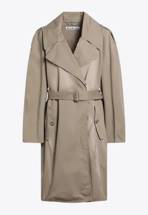 Belted Twill Coat