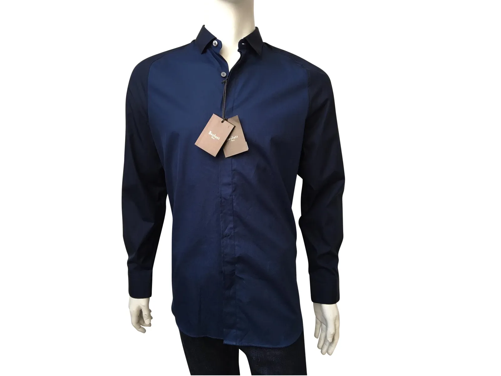 Bicolor Poplin Shirt