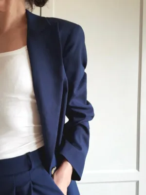 BLAZER ONE BUTTON - DARK BLUE