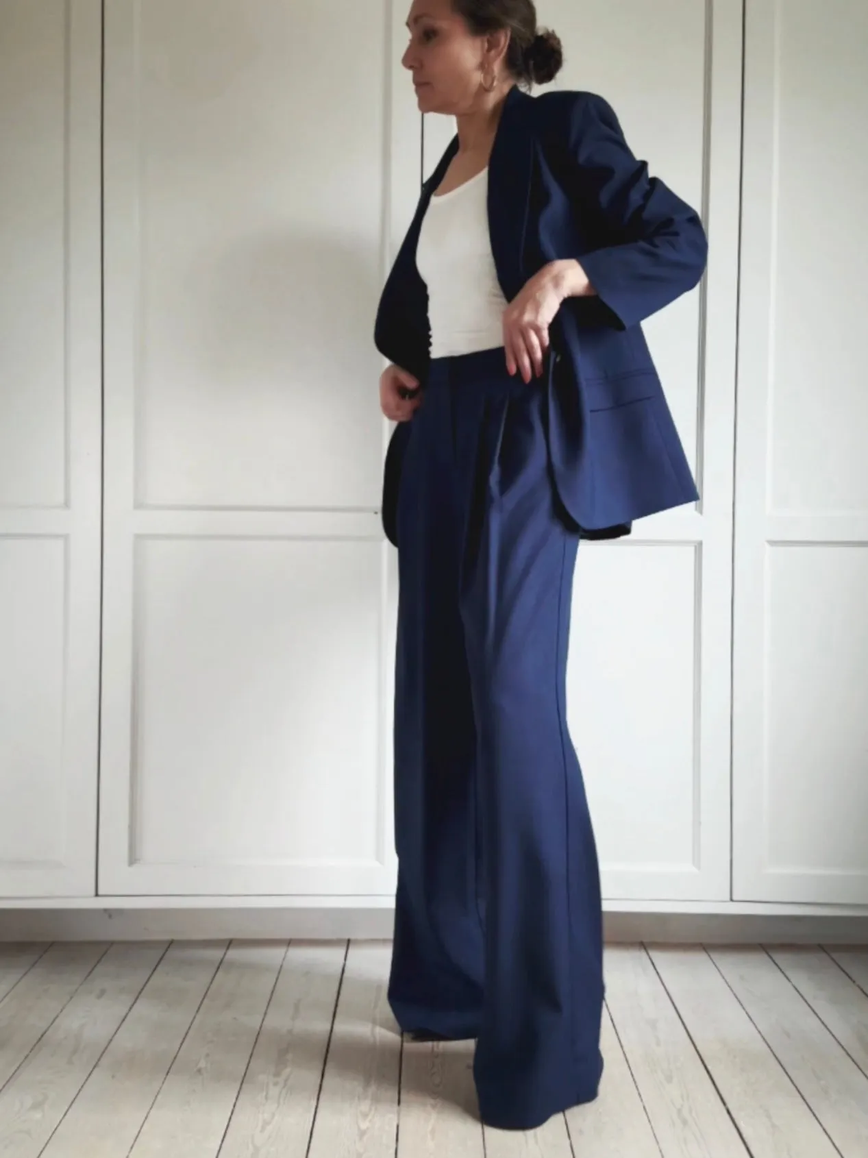 BLAZER ONE BUTTON - DARK BLUE