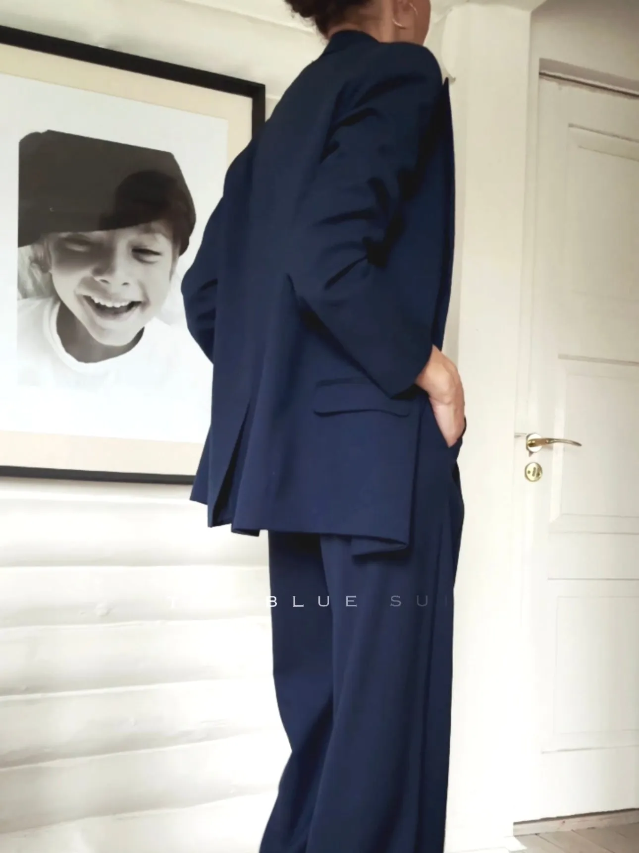 BLAZER ONE BUTTON - DARK BLUE