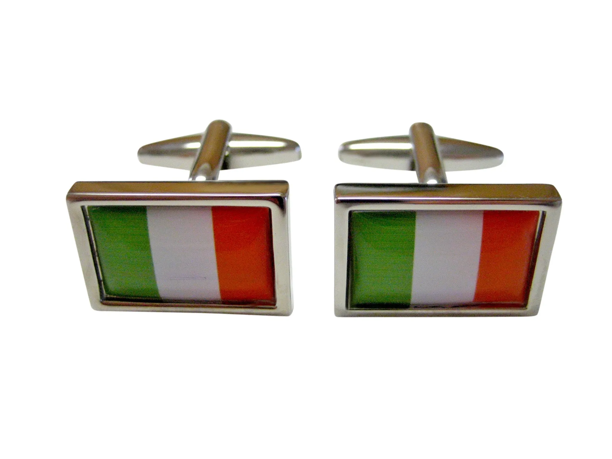 Bordered Ireland Flag Cufflinks