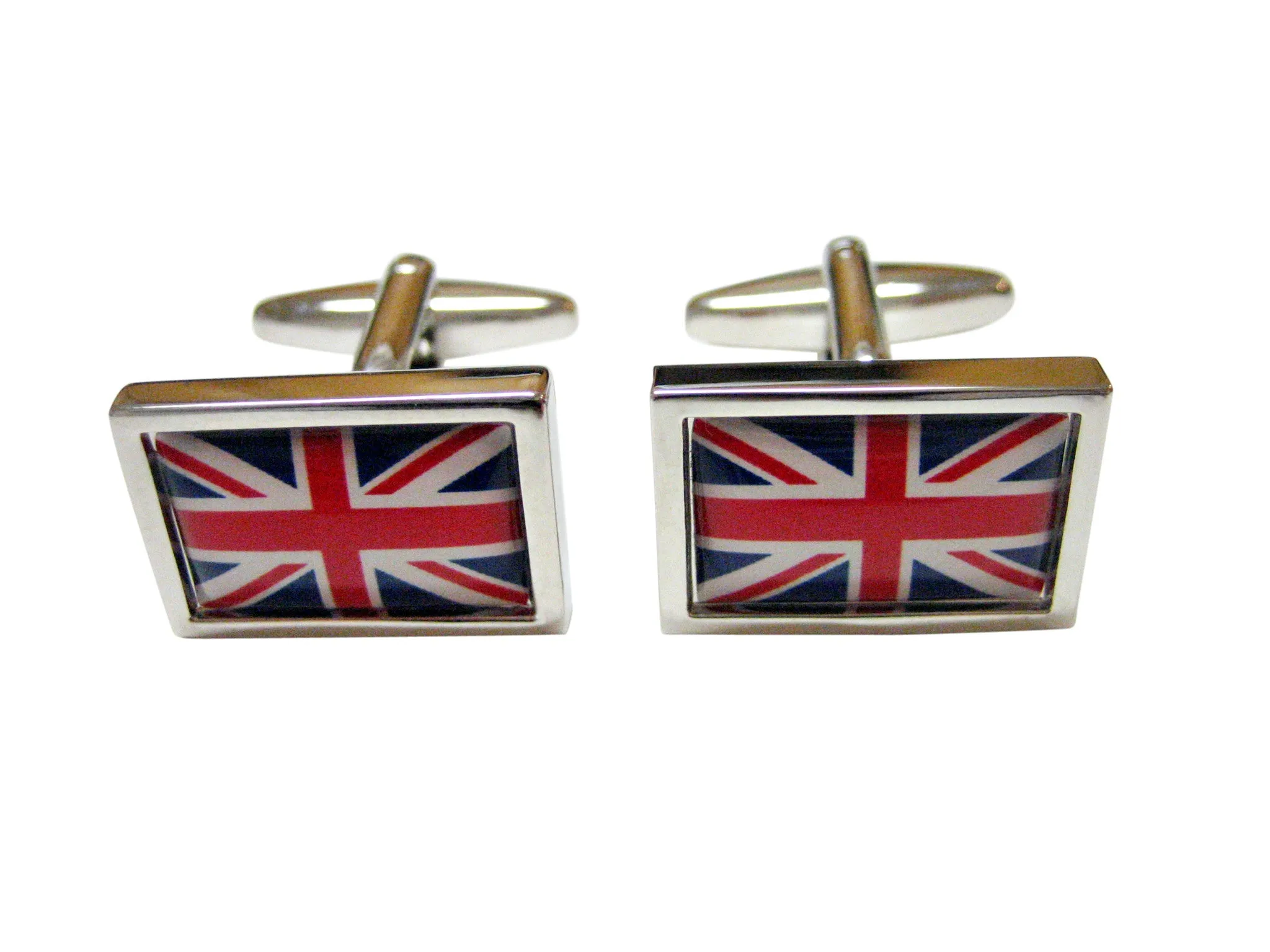 Bordered United Kingdom Flag Cufflinks