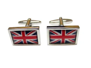 Bordered United Kingdom Flag Cufflinks