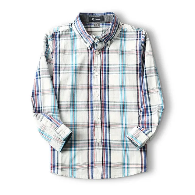 Boy's Anchor Pattern Shirt