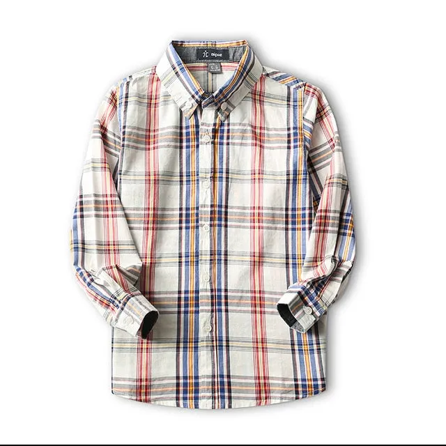 Boy's Anchor Pattern Shirt