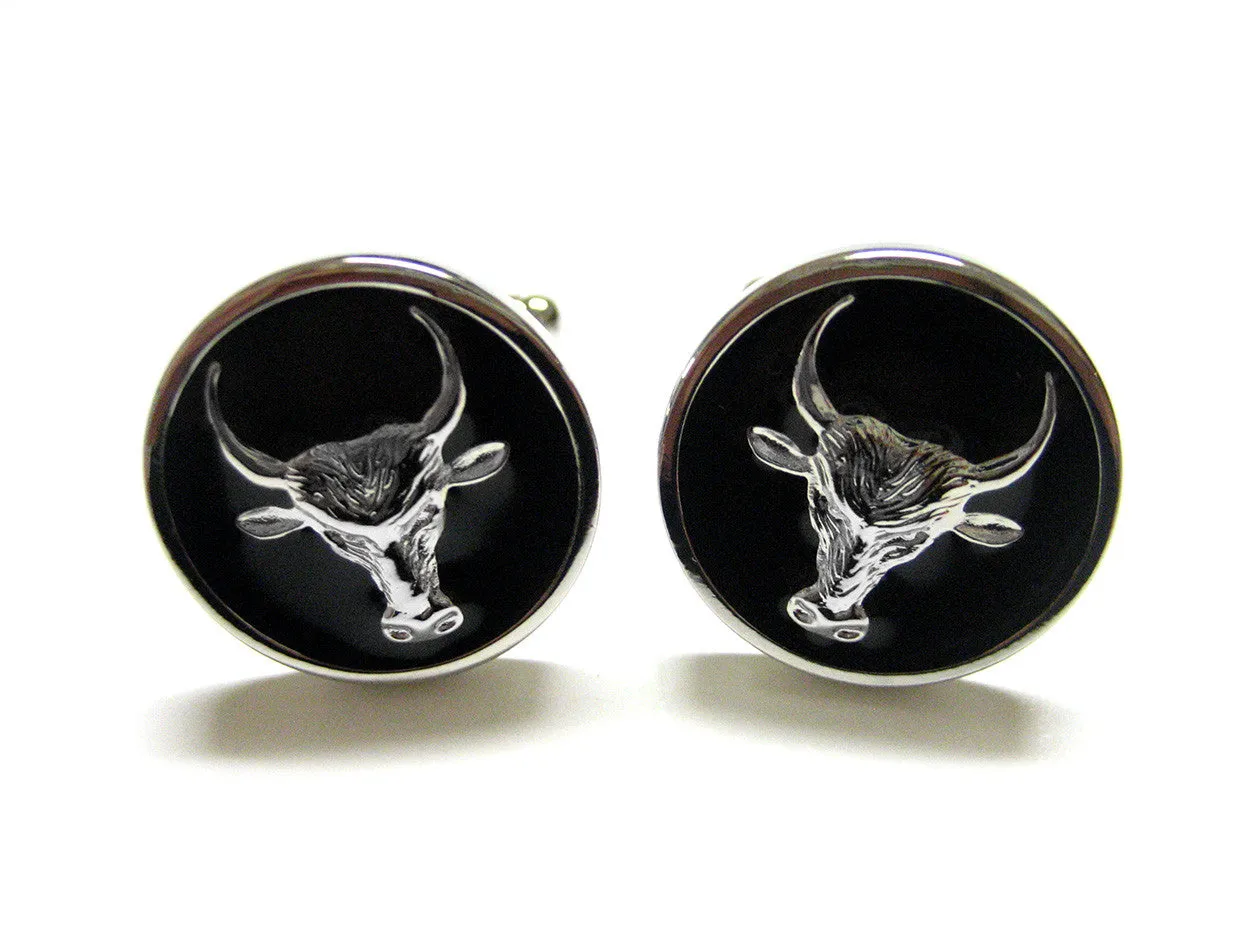 Bull Stock Invester Cufflinks