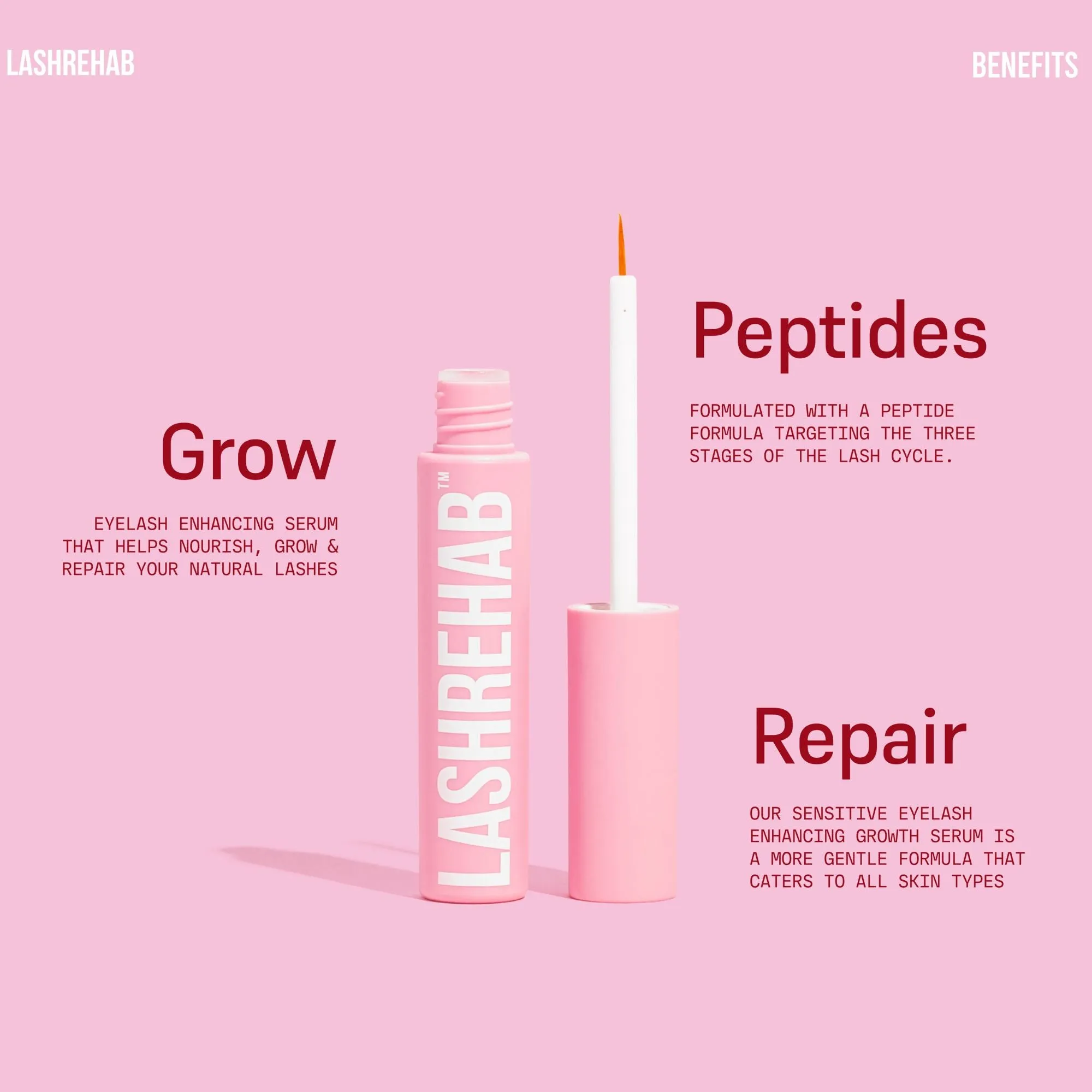 BUNDLE: Eyelash Growth Serum   Scrunchies Set