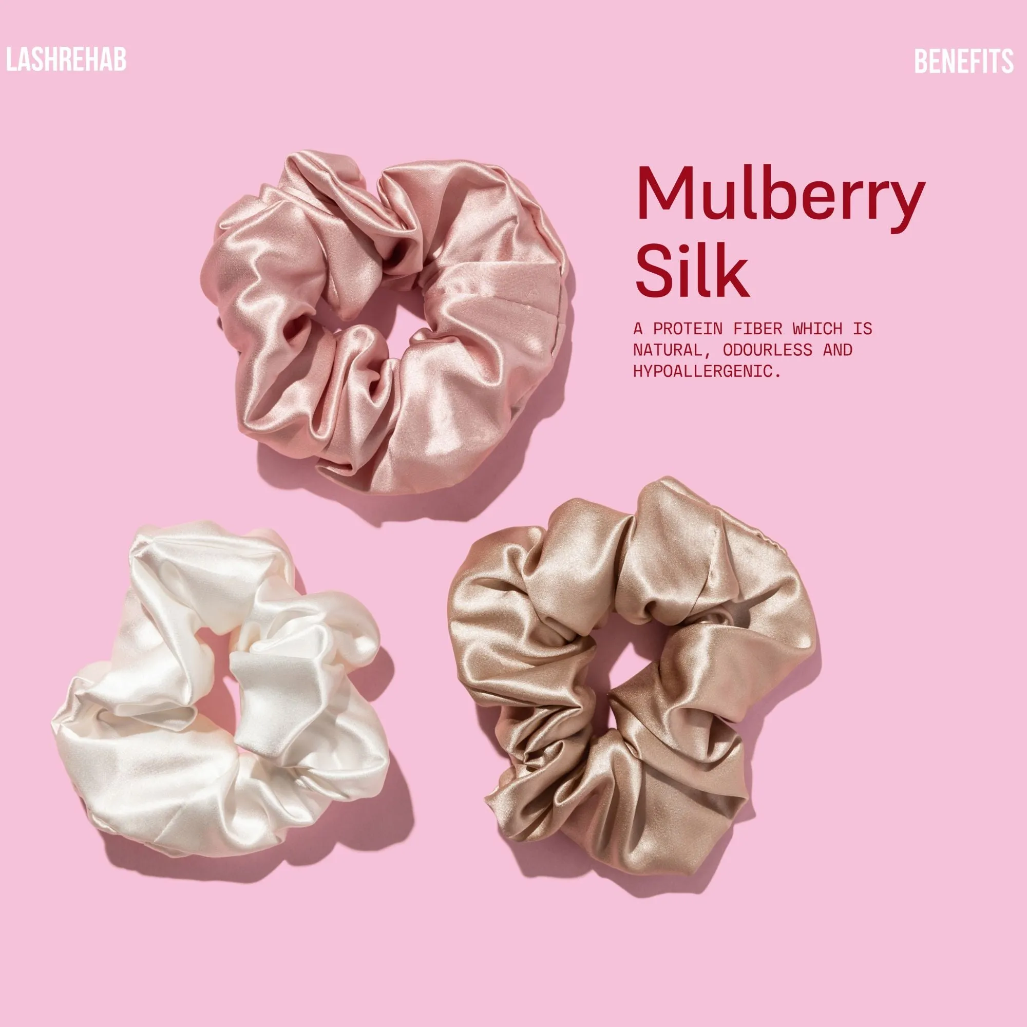 BUNDLE: Eyelash Growth Serum   Scrunchies Set