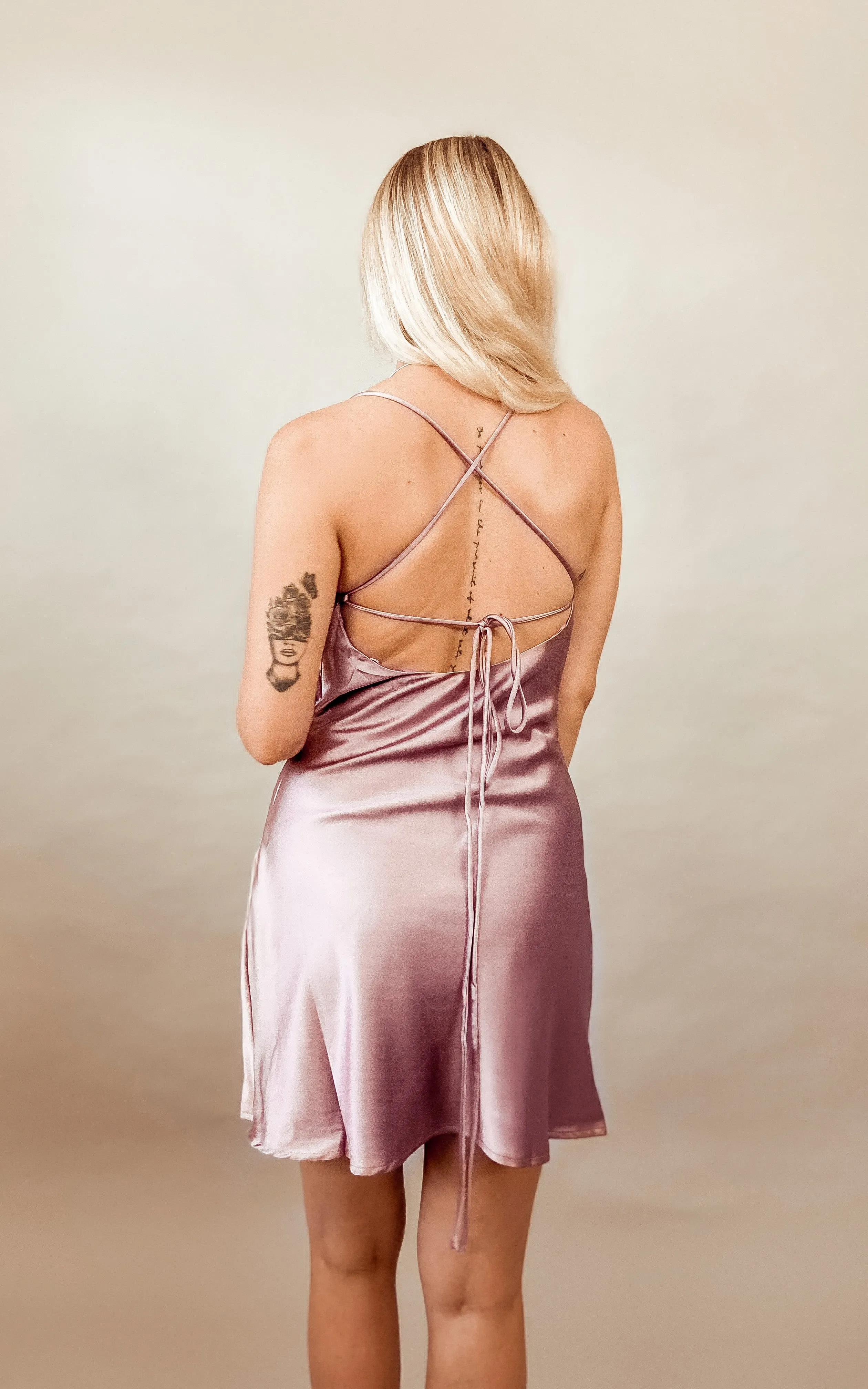 Cathrine Satin Mini (Mauve)