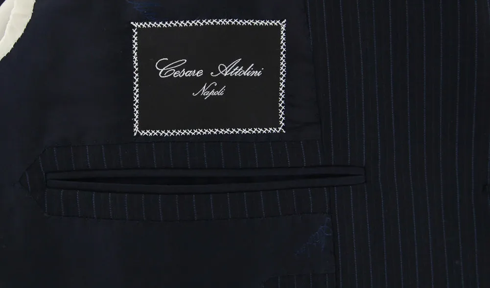 Cesare Attolini Navy Blue Suit