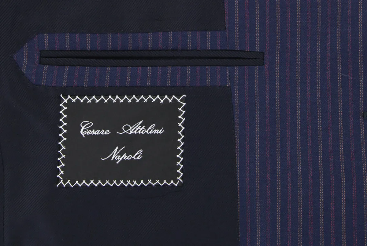 Cesare Attolini Navy Blue Suit