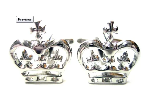 Crown Cufflinks