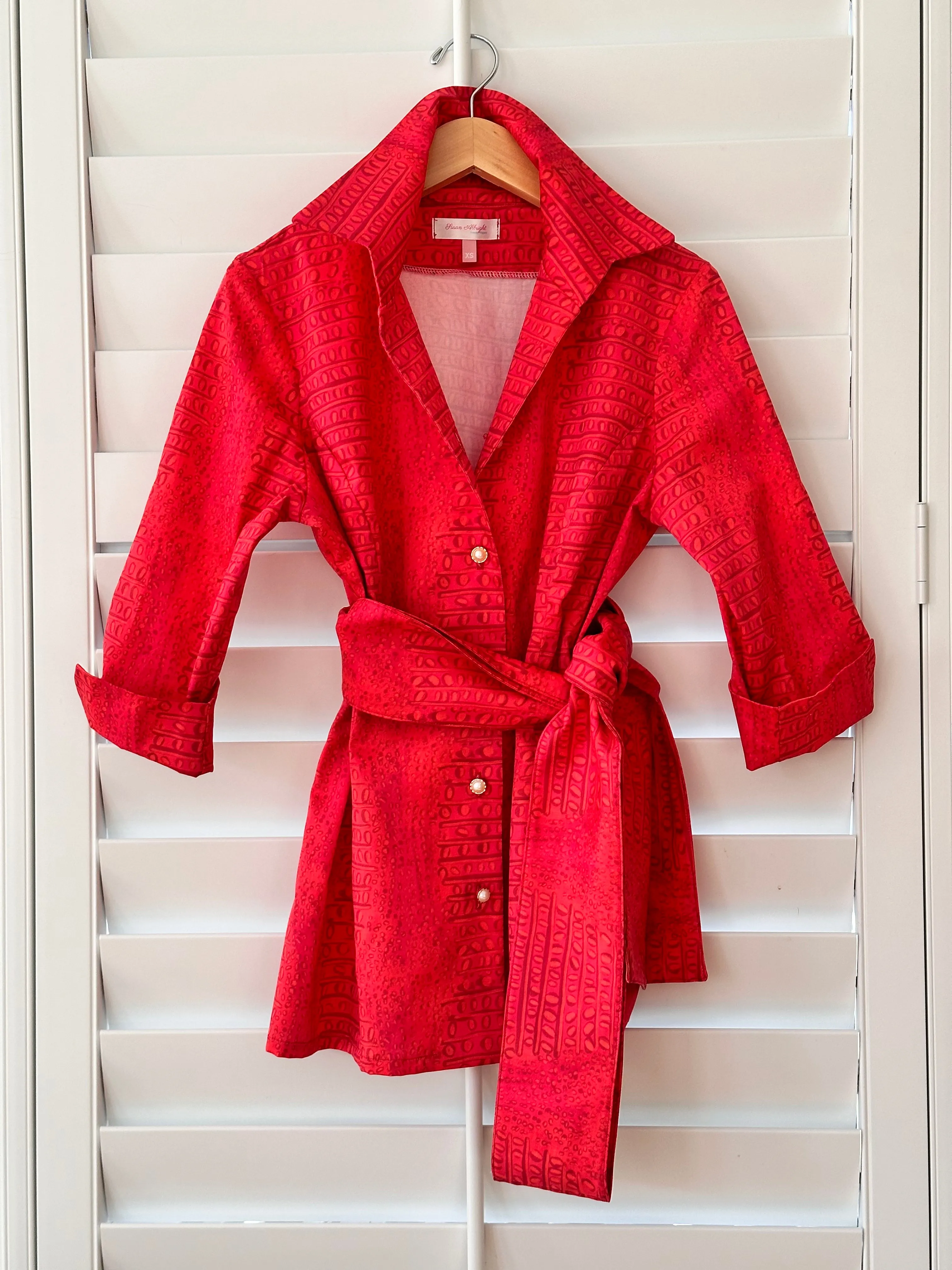 DeBordieu Shirt in Red Gator