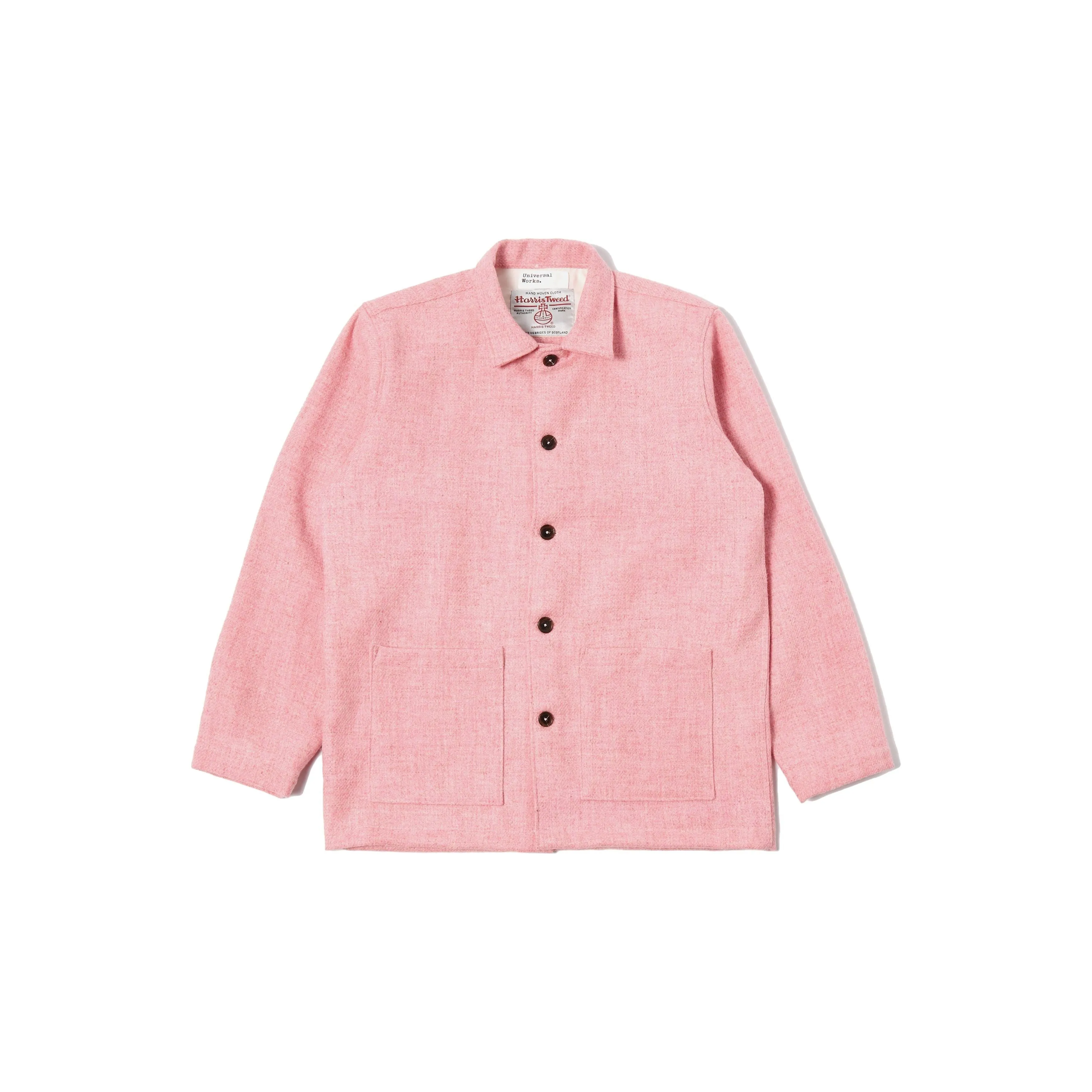 Easy Overjacket Harris Tweed, Pink