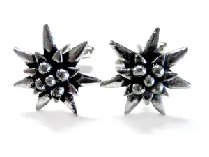 Edelweiss Flower Cufflinks