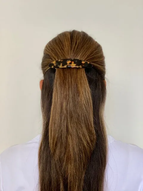Elisa Medium Navy Hair Clip