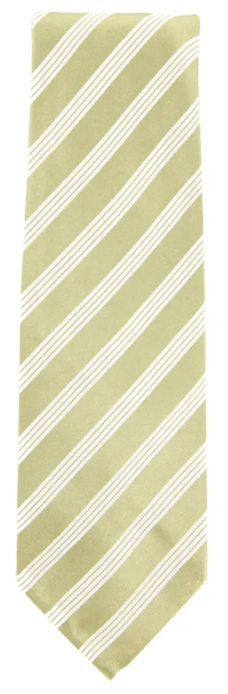 Finamore Napoli Green Silk Tie