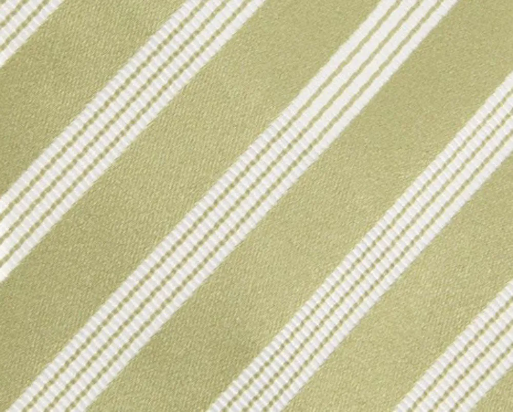 Finamore Napoli Green Silk Tie