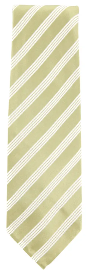 Finamore Napoli Green Silk Tie