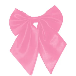 [Flamingo Pink Silky] - Women Pre-Tied Bowknot Style Bow Tie