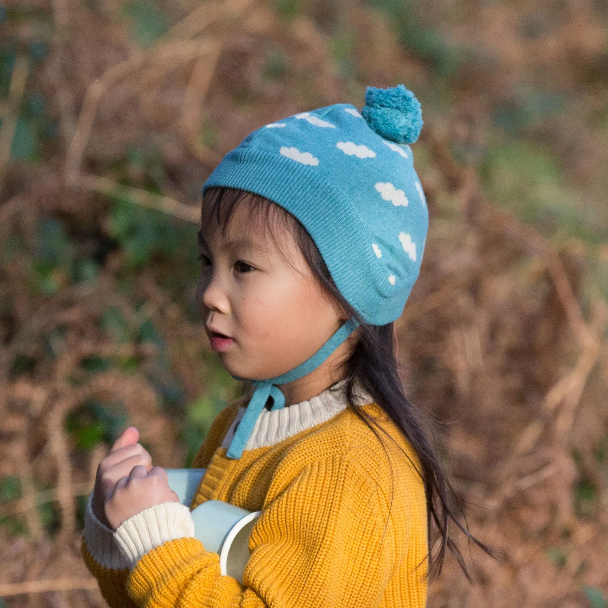 Fluffy Cloud Knitted Hat