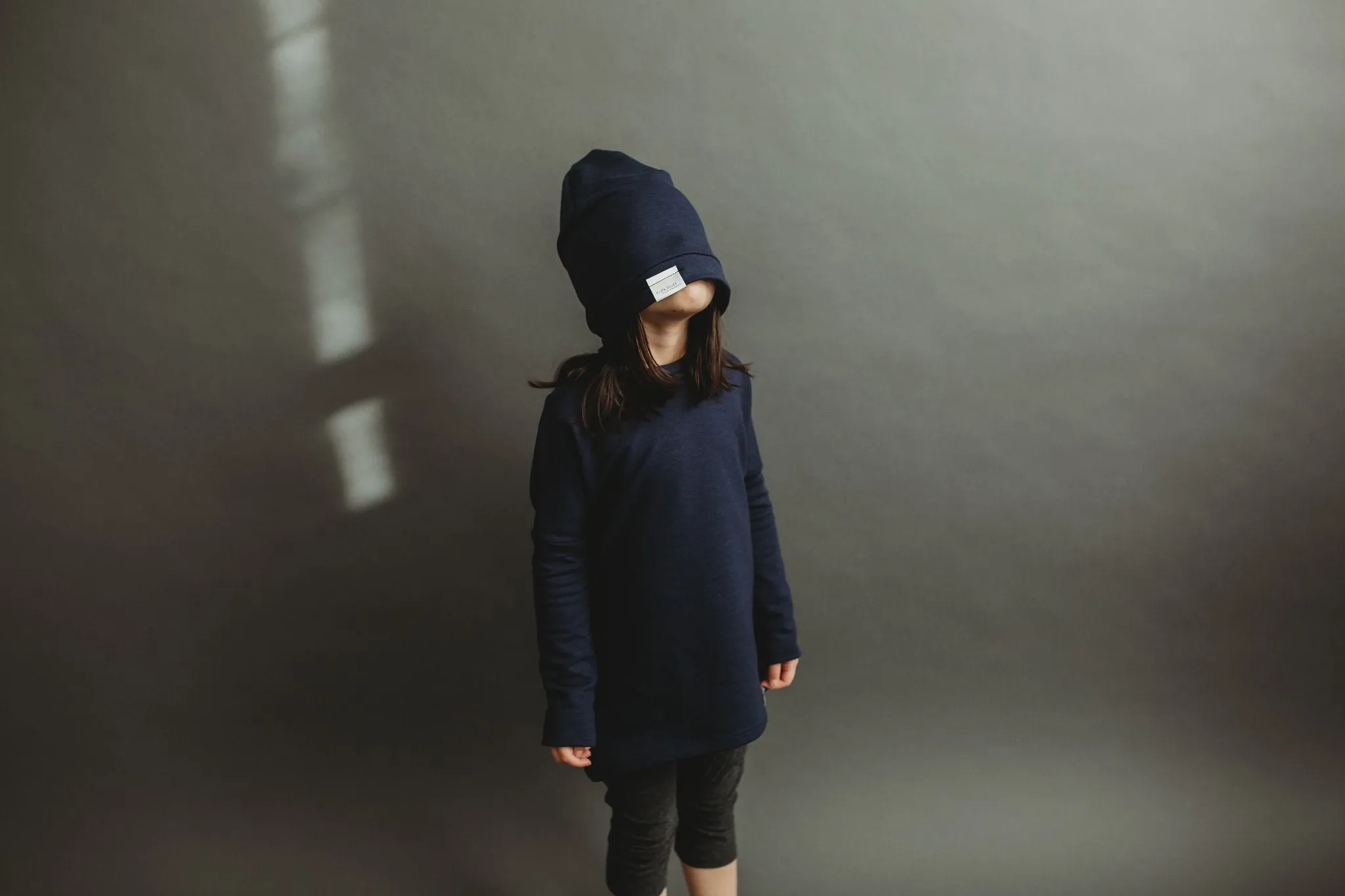 FRENCH TERRY GROW WITH ME SHIRT - NAVY