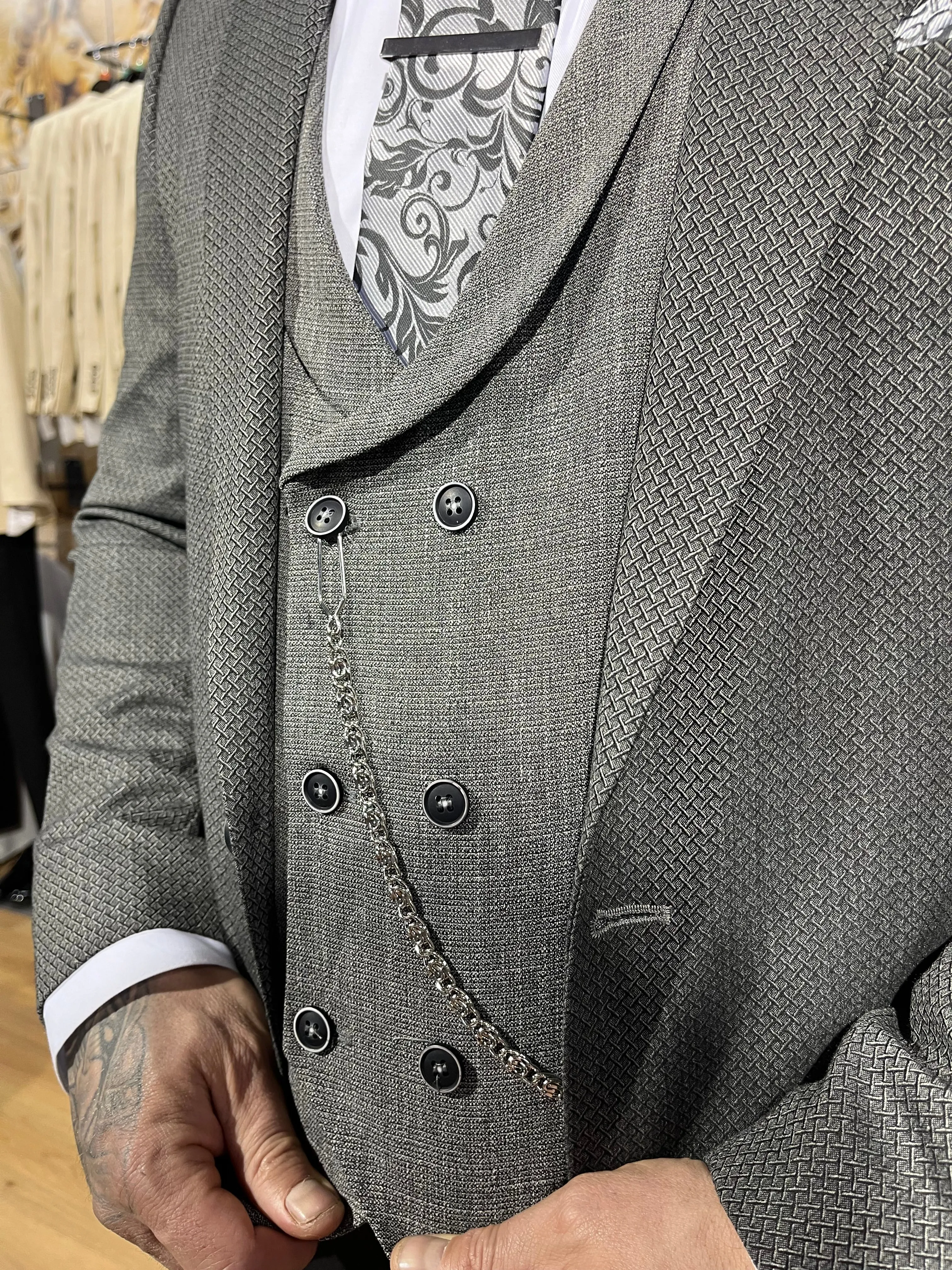 Gerwen - Charcoal Grey 3 Piece Suit