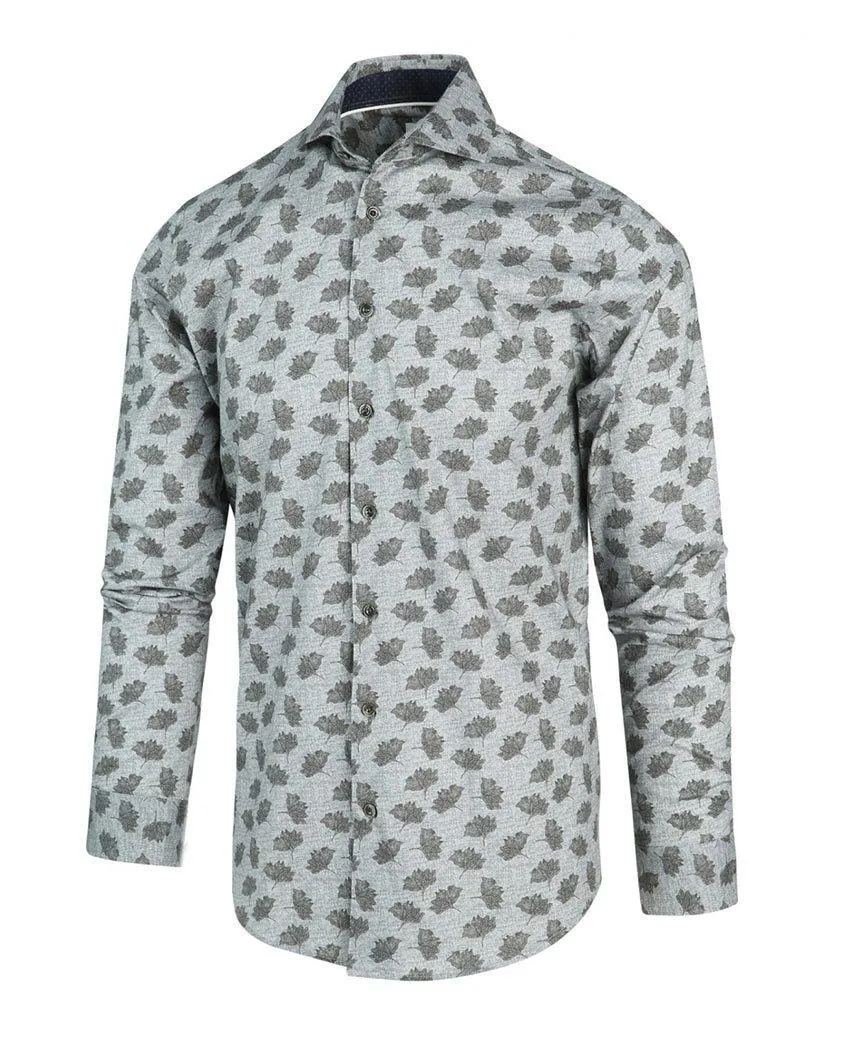 Green Printed Shirt