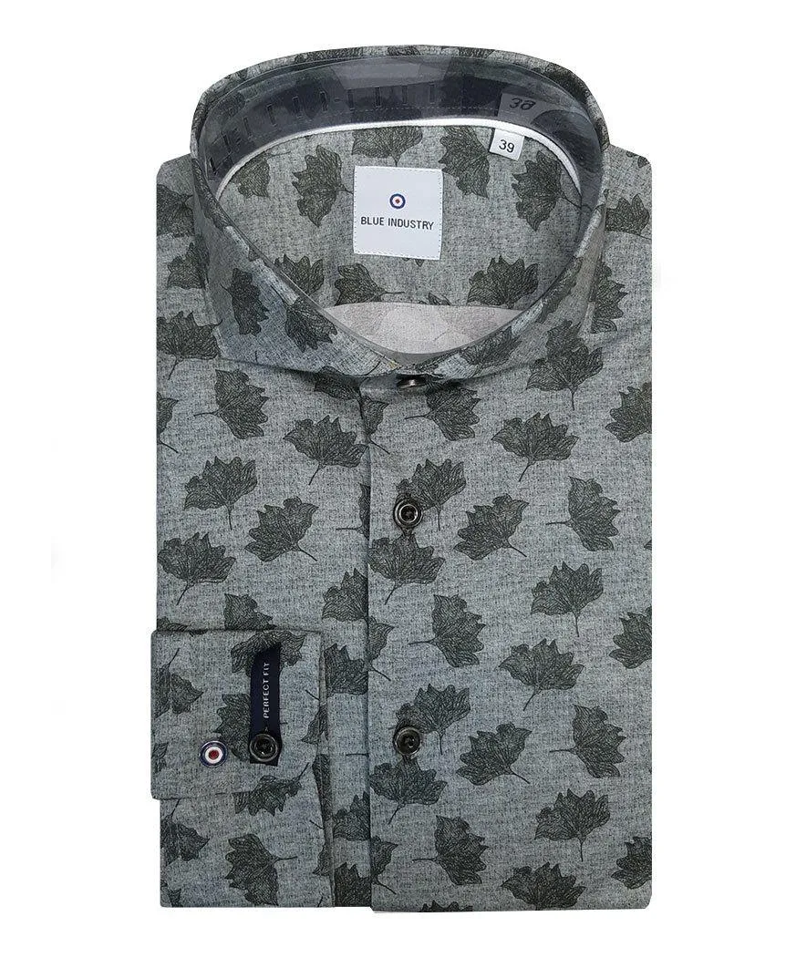 Green Printed Shirt