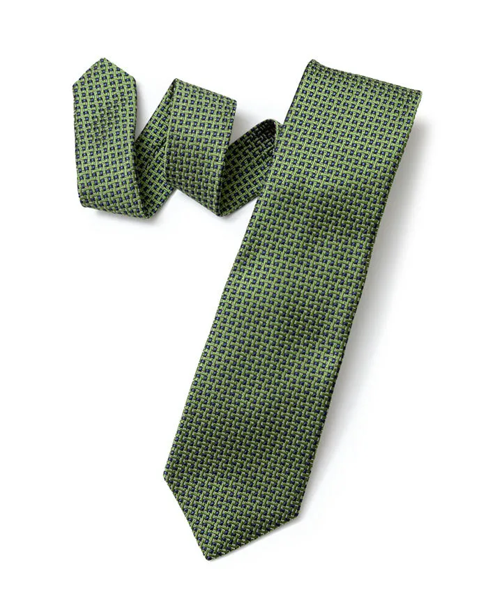 Green Woven Basketweave