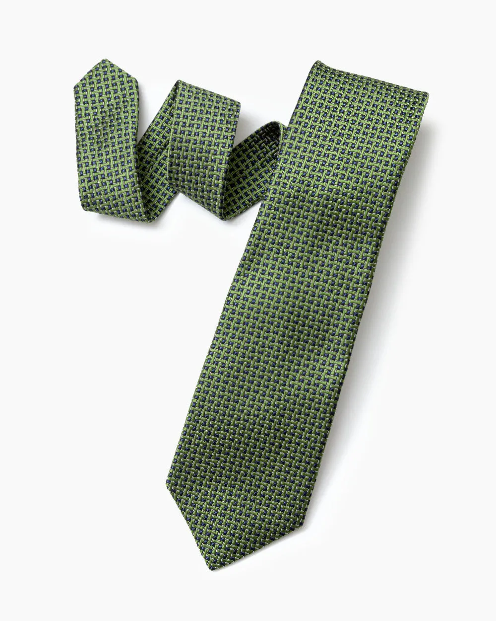 Green Woven Basketweave
