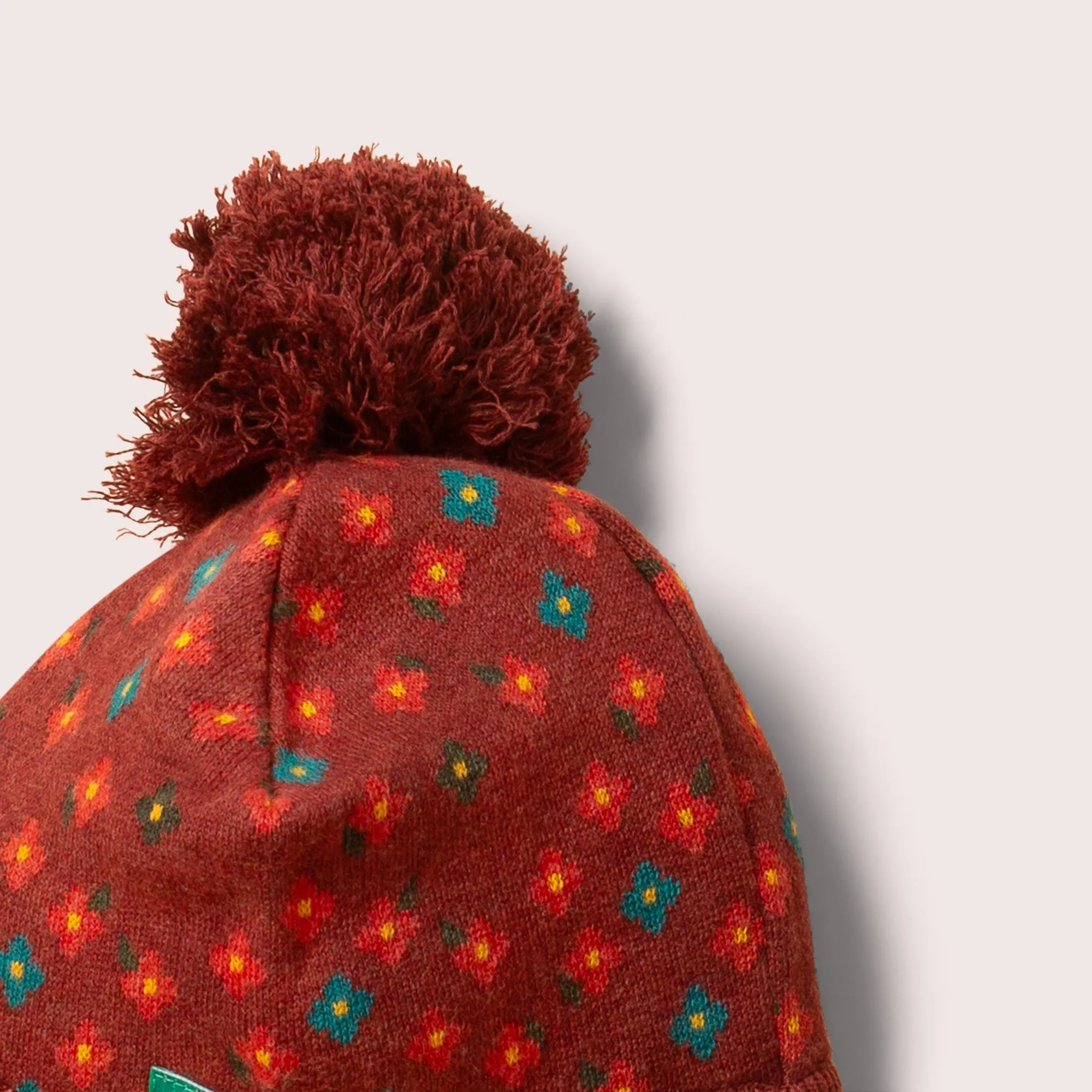Hazelnut Flowers Knitted Hat